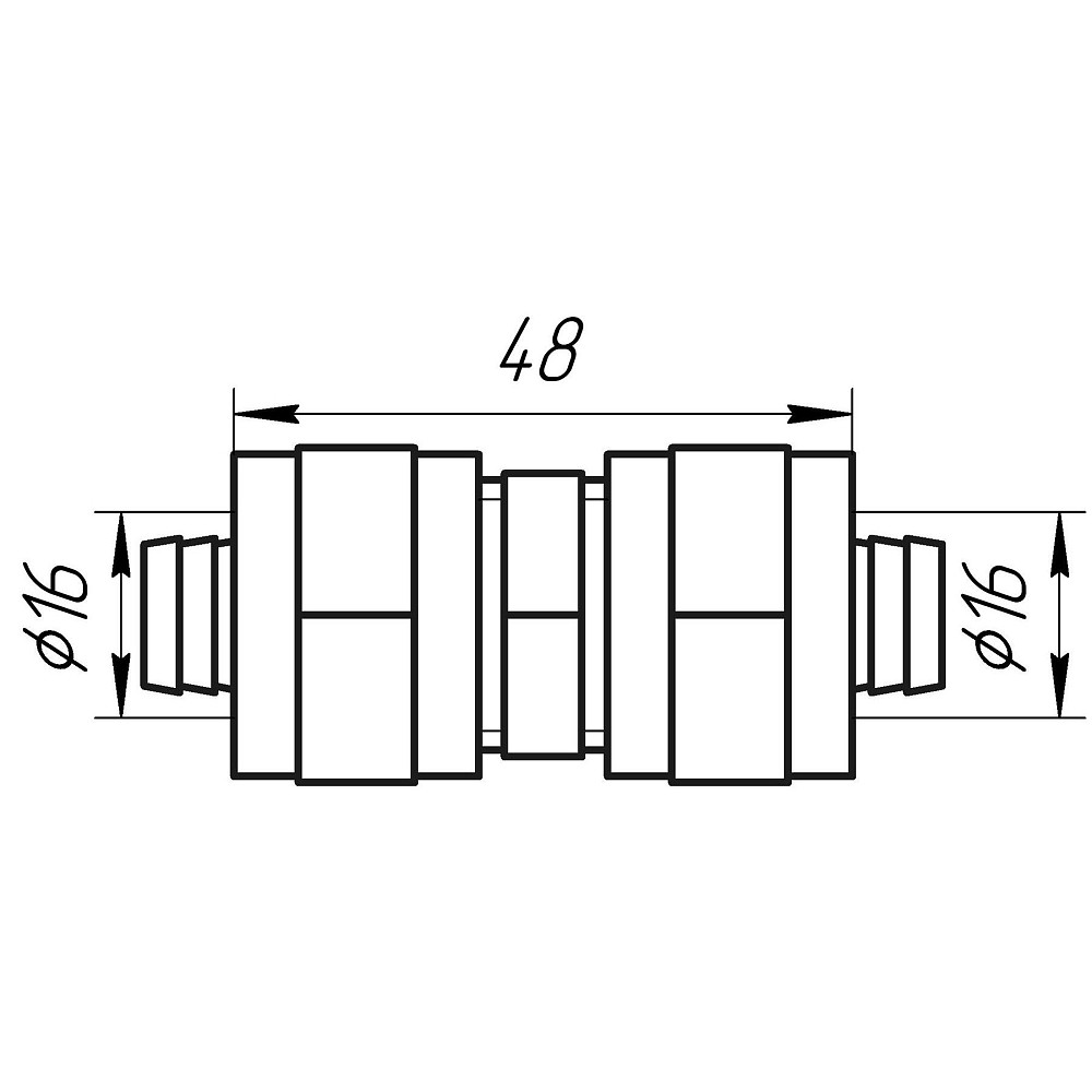 Муфта проміжна APE ITALY 703 L 16x16 Тернополь - изображение 4