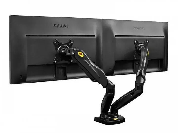 Настольное крепление для двух мониторов (кронштейн) 17"-30" NB F160 Коломыя - изображение 3