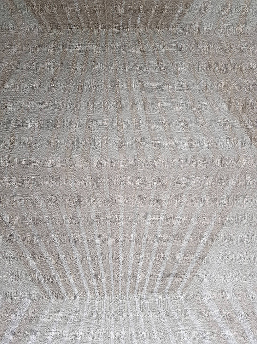 Шпалери метрові вінілові на флізелін AS creation Premium фігури ромби золотисті смуги на жовто-коричневому 3д Київ - фото 1