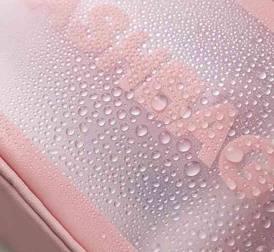 Косметичка,дорожная для путешествий органайзер для ванных аксессуаров водонепроницаемый с ручкой, розовый Каменец-Подольский