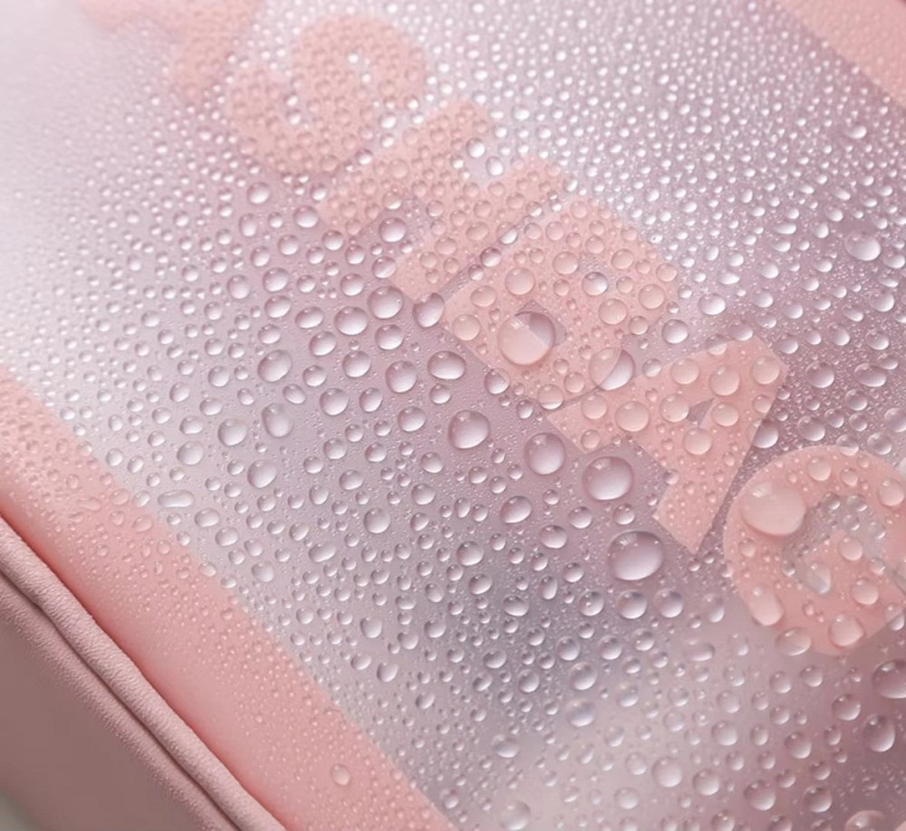 Косметичка, дорожня для подорожей, органайзер для ванних аксесуарів, водонепроникний, з ручкою, рожевий Кам'янець-Подільський - фото 2