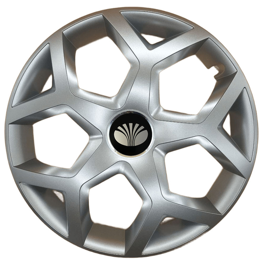 Автомобильные модельные колпаки R16 Daewoo 435 4шт, SJS, серебристые Винница - изображение 1