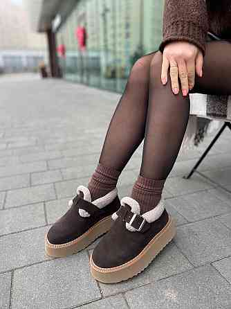 Marlex Угги жіночі MarLex коричневі натуральна замша з хутром зимові размеры 37р. 38р. (10876-1 Коломия