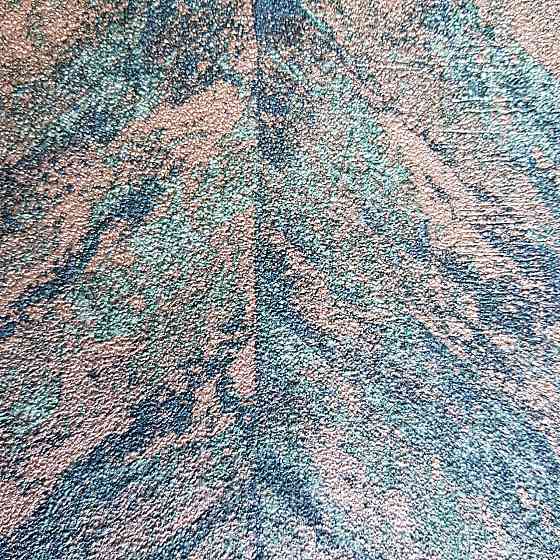 Шпалери вінілові на флізелін Rasch Linares 0.53х10 смуги ялинкою розмиті бірюзові сірі 617542 Київ