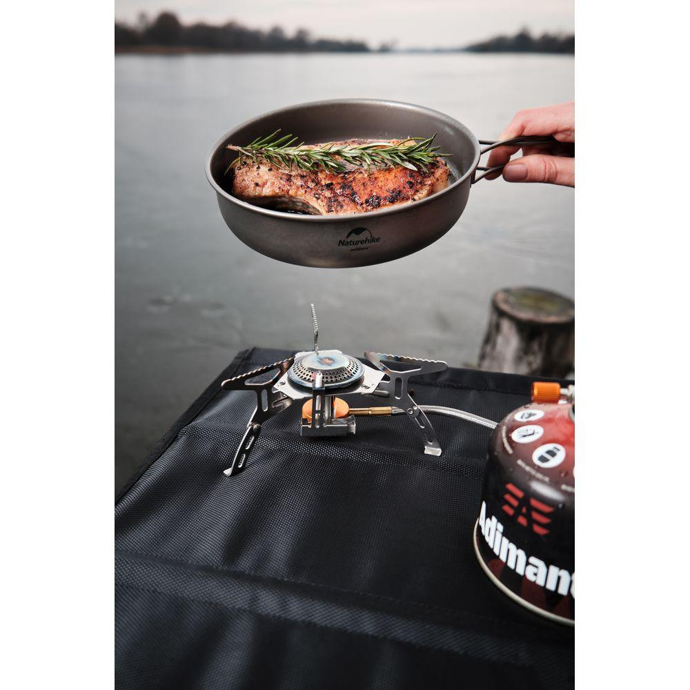 Сковорода титановая с раскладной ручкой Naturehike NH18T010-A (17 см) Винница - изображение 6