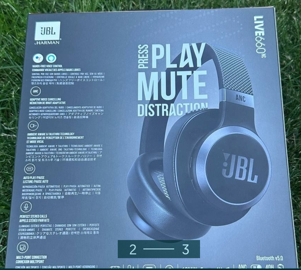 Наушники: JBL LIVE 660 NC Black.JBL Live 660NC
40-міліметрові . Харьков - изображение 2