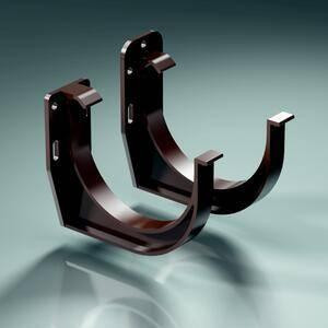 Кронштейн желоба ПВХ  ПроАква  ProAqua     система 125/90 Кирпичный Львов - изображение 1