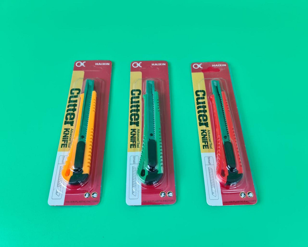 Ніж канцелярський №HX-18 лезо 9мм Харків - фото 1