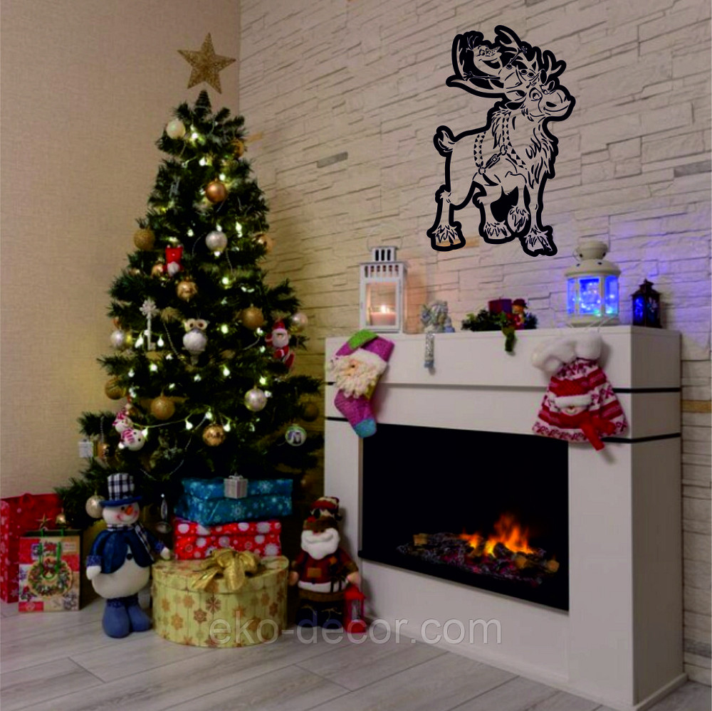 Декоративное настенное Панно «Олень», Декор на стену 70*43 см Киев - изображение 6