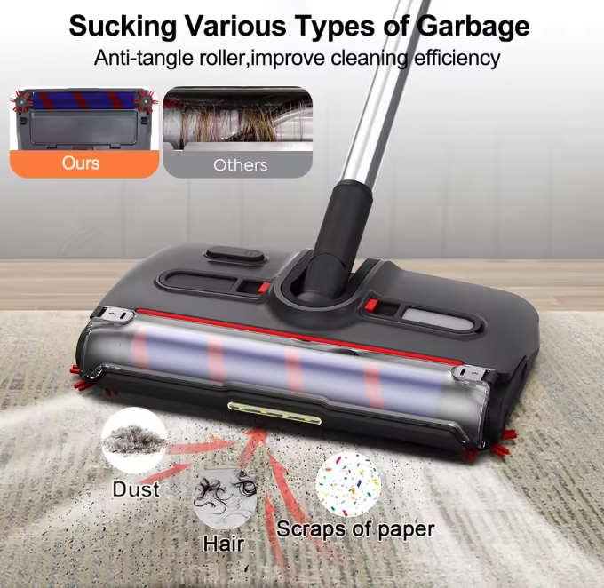 Електровіник Cordless Hand Sweeper 360, бездротовий, акумулятор 2500 мАг, 65 хв роботи, LED Одеса - фото 8