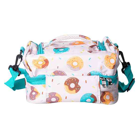 Ланч бег 25×15×15 (см) сумка для їжі в школу термосумка 7 (л) дитяча для ланчу, пікніка Рожевий HP-14-11 Коломыя