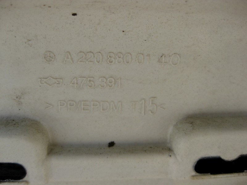 Mercedes-Benz  A2208800140 Облицювання - шкаралупа заднього бампера чорна 040U S-Class W220 Одеса - фото 5