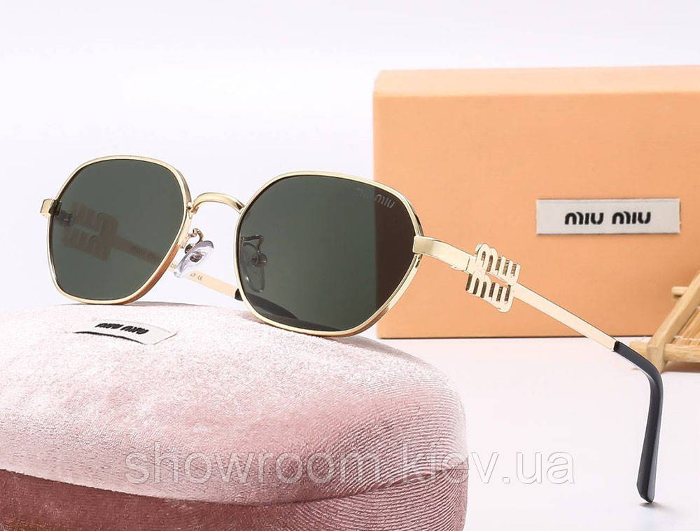 Женские солнцезащитные очки Miu (2121) green Киев - изображение 1