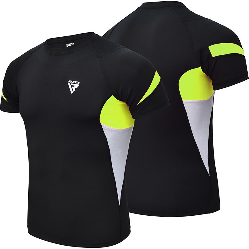 Рашгард із коротким рукавом RDX Lycra Green XL Київ - фото 3
