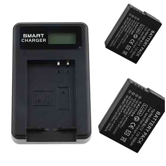 Комплект зарядний пристрій та 2 акумулятори на 1800 mAh DMW-BLC12 Луцьк