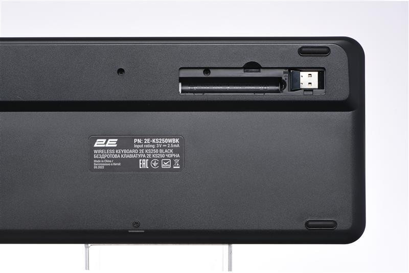 Клавіатура бездротова 2E KS250 WL BT Black (2E-KS250WBK_UA) Чорний Харьков - изображение 3