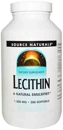 Лецитин Source Naturals Lecithin 1200 мг 200 капсул Київ