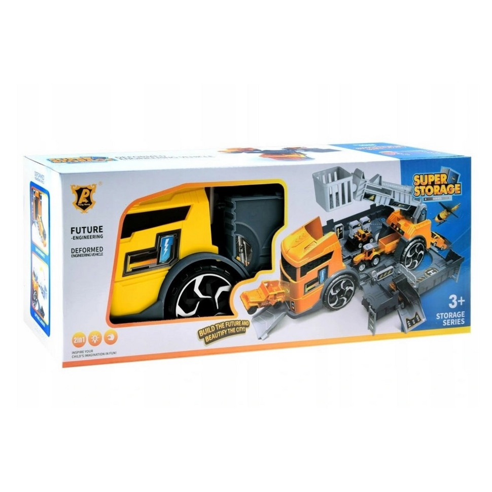 Игрушечный трейлер с контейнером P905-A и краном Винница - изображение 7