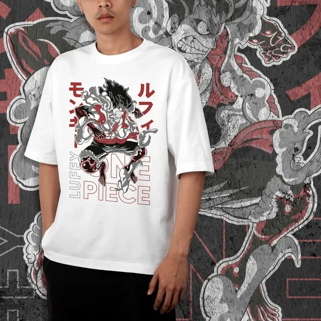 Футболка для подростка мальчика с принтом Ван Пис Gear 4 Размер 160 Anime10190 Днепр - изображение 4