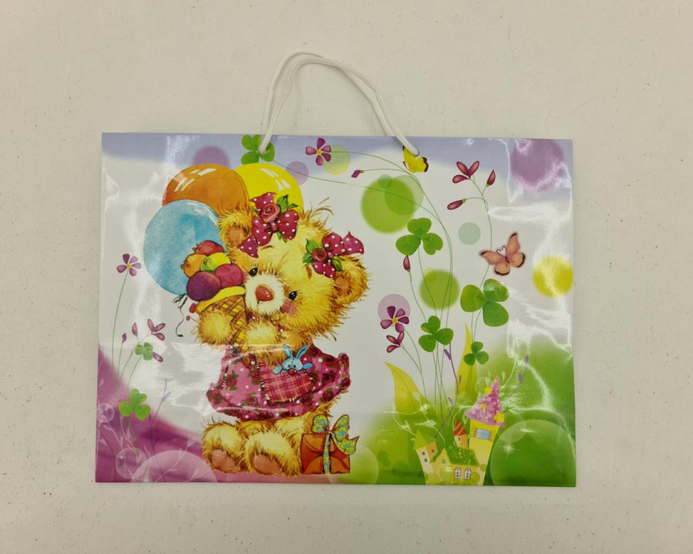 Бумажный большой горизонтальный пакет  36/22/10(артBG-066) (12 шт) Харьков - изображение 5