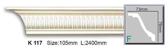 Карниз с орнаментом полиуретановый Harmony K 117 Flexi Днепр