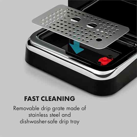 Еспресо-машина Espressionata Gusto 1100 Вт, тиск 15 барів, чорний, чорний (Німеччина, читати опис) Рівне