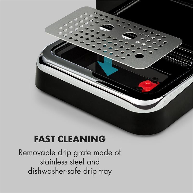 Еспресо-машина Espressionata Gusto 1100 Вт, тиск 15 барів, чорний, чорний (Німеччина, читати опис) Рівне - фото 6