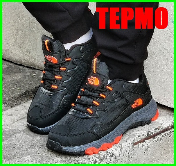 Термо Кроссовки The North Face Futurelight Мужские Черные с Оранжевым Еврозима (размеры: 40,41,42,43,44) Днепр - изображение 4