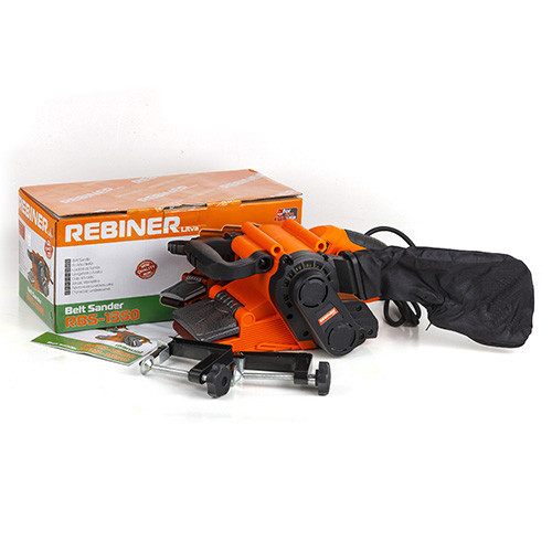 Стрічкова шліфмашина Rebiner RBS-1350 (1350 Вт) — Гарантія 36 міс, Литва Львів - фото 1