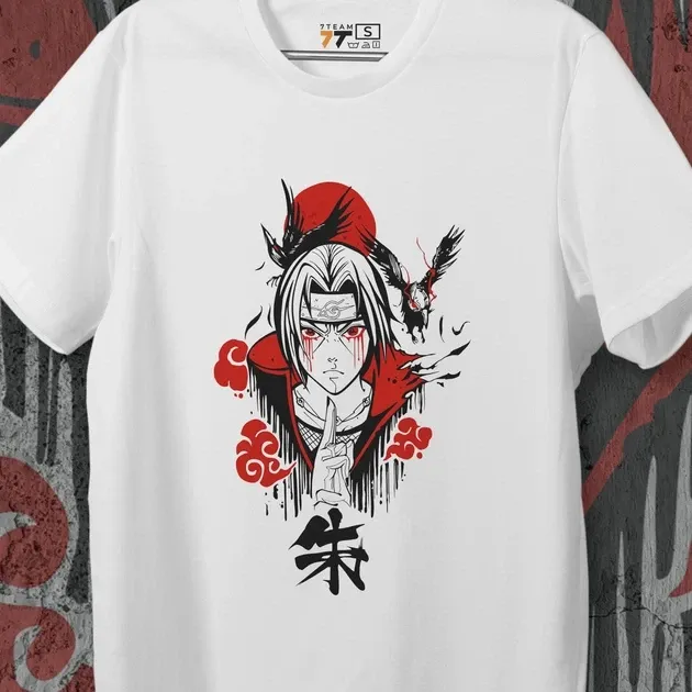 Футболка для підлітка хлопчика з принтом Наруто Ітачі Учіха 3 Розмір 160 Anime10300 Дніпро - фото 4