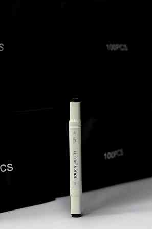 Маркер двусторонний Touch Smooth для скетчинга и рисования №120 цвет черный Каменец-Подольский