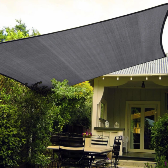 Тент навіс затінюючий квадратний 4х4м Сітка (Сірий) Вінниця