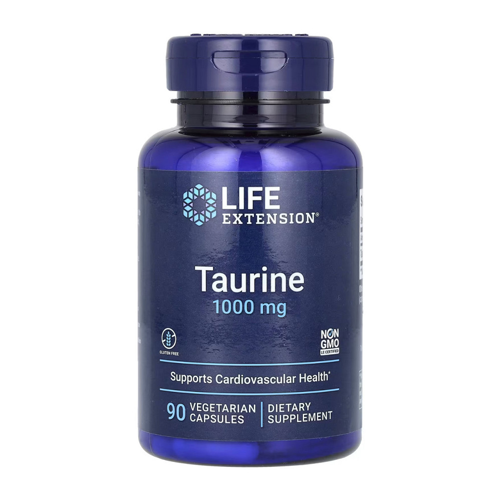 Таурин Life Extension Taurine 1000mg 90 капс Київ - фото 1