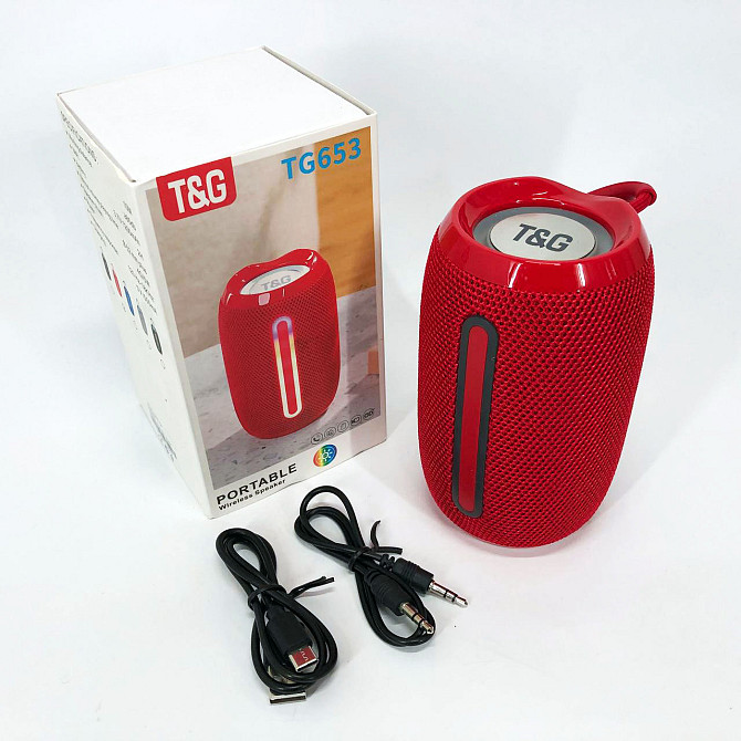 Портативная блютус колонка TG653, Bluetooth колонка с хорошей батареей Хорошая для музыки SF-18 Львов - изображение 5