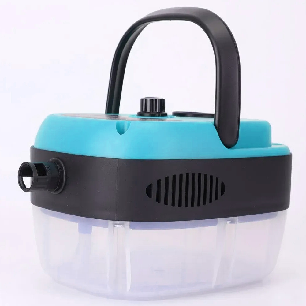 Портативный пароочиститель для дома, 2500Вт, 900мл + 4 насадки, Голубой / Парогенератор для уборки / Паровой очиститель Киев - изображение 9