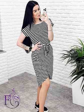 Летнее платье миди на запах 