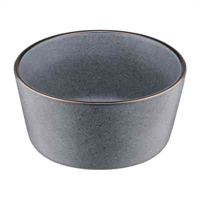 Салатник Ardesto Fasano 700мл, 15.1см, кераміка, сірий темний (AR0315FDG) Вінниця