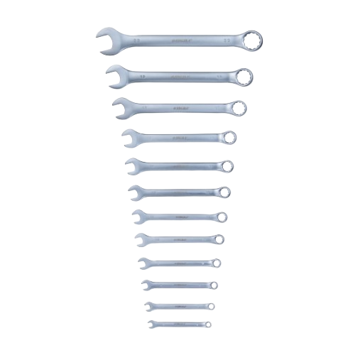 Набір ключів ріжково-накидних 6-22мм CrV satine 12шт. SIGMA Житомир - изображение 2