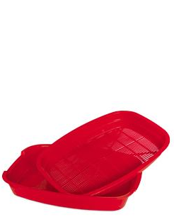 Туалет для котів "Природа" із сіткою (36,5x27,5x5,5 см) Вінниця