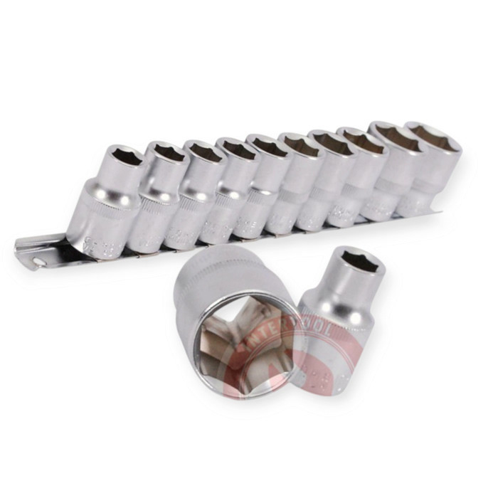 Набір головок 1/2" 10 шт, 10-24 мм (планка) Мукачево - фото 1