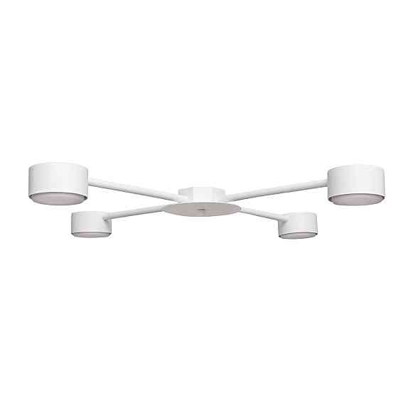 Люстра потолочная MSK Electric Copter на четыре круглых плафона под лампы GX53 белая NL 8040-4 WH Одесса