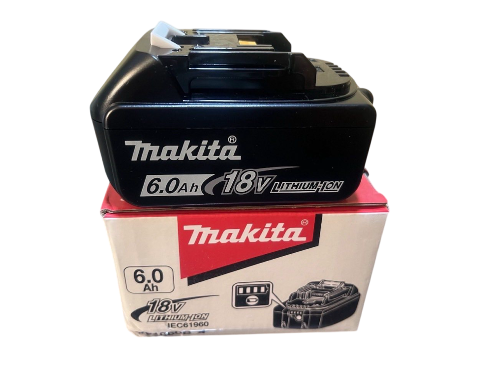 Акумулятор для продукції Makita LXT BL1860B 18 В 6 А/год Li-ion Battey Чорний Вінниця - фото 8