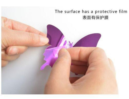 Дзеркальні фіолетові метелики - 12шт. Київ - фото 5