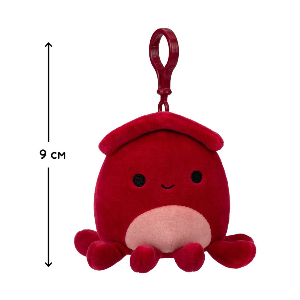 М'яка іграшка Кальмар Альтман Squishmallows SQCP00146 на кліпсі 9 см Вінниця - фото 2