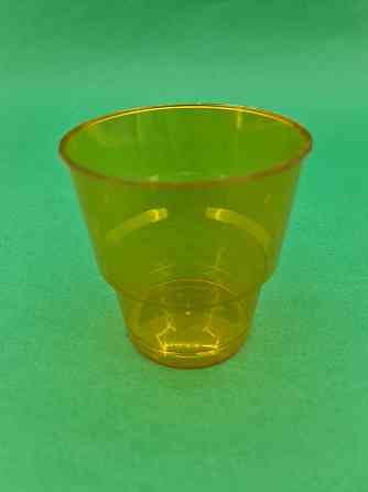 Склянка склоподібна (без ніжки) 200 гр жовтогарячий 36Х25 (25 шт.) Харків