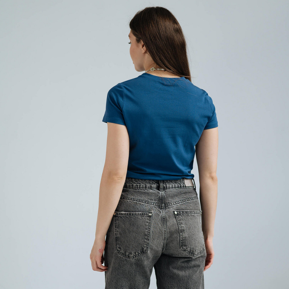 Футболка оверсайз для беременных и кормящих Синий Киев - изображение 2