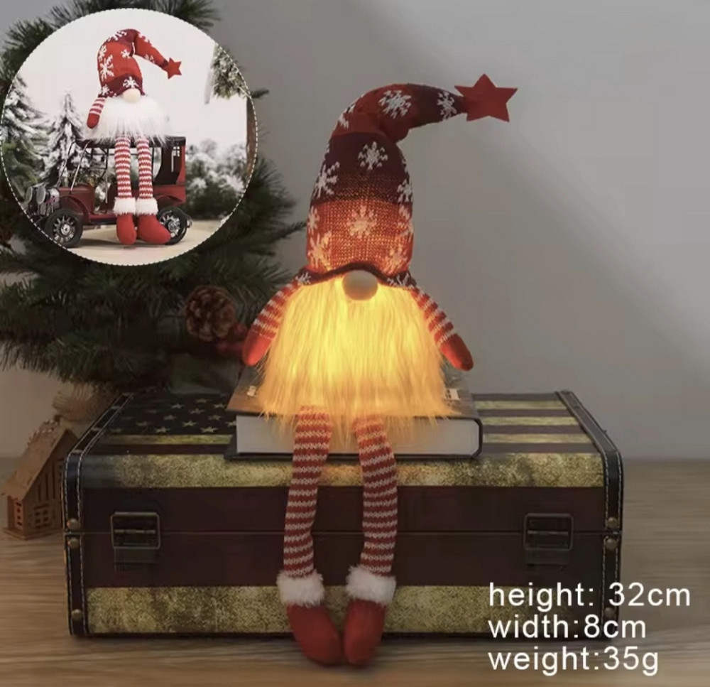 Комплект гномів з підсвіткою 3 шт Сміла - фото 4