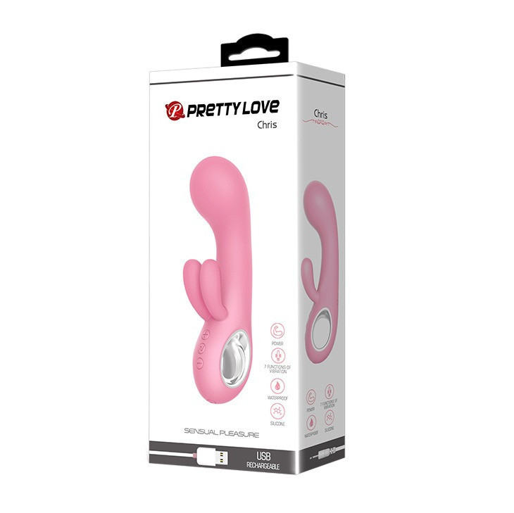 Вибратор розовый Pretty Love Chris Sex Aura Киев - изображение 6