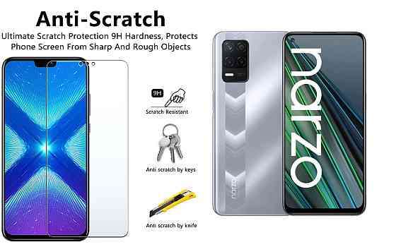 Защитное стекло NeoGlass для Realme Narzo 30 – ультрапрозрачное и устойчивое Киев