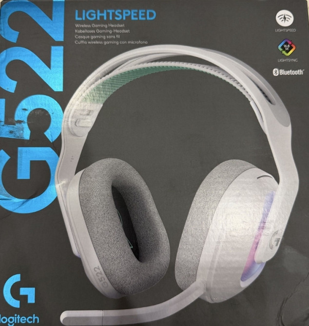 Навушники Logitech G522 LightSpeed Wireless Gaming Headset White. Харків - фото 4